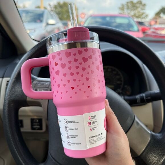 Stanley 20 oz Valentines Day 2025 Sweet Hearts Tumbler with Handle - Picture 2 of 6